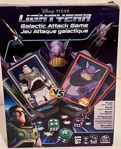 Lightyear Galactic Attack Game Card & Dice Game 6y+ Disney Pixar NEW - Picture 1 of 3
