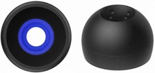 JVC Kenwood EP-FX10L-B Replacement Earpiece Spiral Dot++ 4pcs L Size Black 49757
