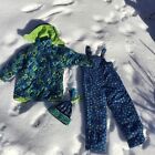 Hanna Andersson 3pcs Winter Snow Sled Ski Coat Bibs & Hat! Excellent Condition!
