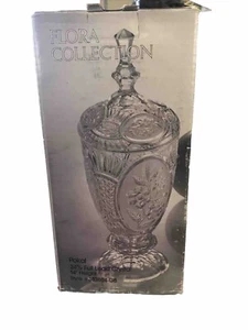 Flora Collection Pokal 24% Full Lead Crystal 14” Height - Picture 1 of 5