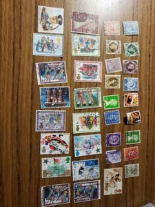 34 fine used Great Britain stamps, good selection and discount shipping! - Imagen 1 de 1