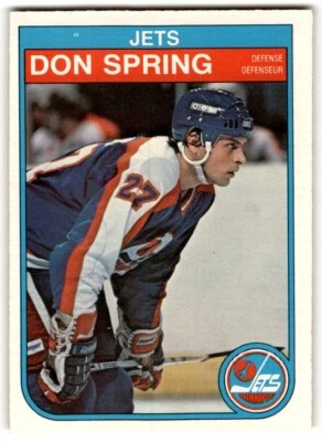 Don Spring 1982-83 O-Pee-Chee #392 Winnipeg Jets - Image 1 of 2