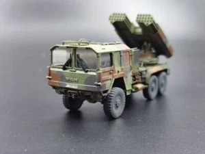 Deutscher MAN 7t Lars2 Raketenwerfer fertiger Panzer Modell Spielzeug Maßstab 1:72 - Bild 1 von 8