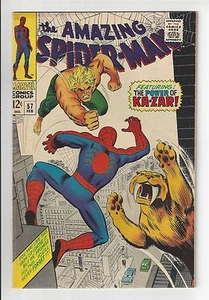 AMAZING SPIDER-MAN #57, 1968, Marvel Comics, VF-/VF CONDITION, KA-ZAR! - Picture 1 of 1