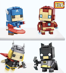 LOZ Mini Block BRICK HEADZ SUPER HEROES Set by LOZBlock 