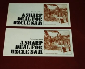  ASSOCIATION OF AMERICAN RAILROADS A SHARP DEAL FOR UNCLE SAM BROCHURE LOT OF 2 - Picture 1 of 3