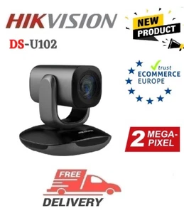 Hikvision DS-U102 2 MP motorisierte varifokale PT Webkamera 1920 x 1080 Auflösung NEU - Bild 1 von 1