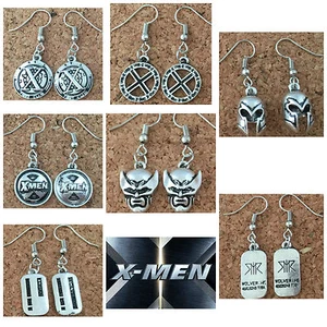 Marvel X-Men 7-Pair Assortment Cute Dangle Earrings Girl W/Gift Box USA Seller - Picture 1 of 4