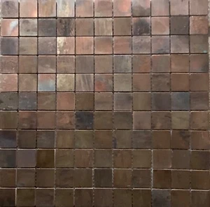 Copper Patined Tiles New Old Stock by Korel 121 pcs 11-1/2”x 11-3/8” - Picture 1 of 1