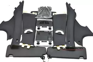 E90 BLACK Headliner Bmw M3 Black trims kit for SEDAN saloon interior SET - Picture 1 of 24