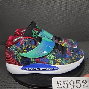 Nike KD 14 KY-D Basketball Shoes Mens Sz 9 Blue Maroon AthleticTrainers Sneakers - Picture 1 of 10