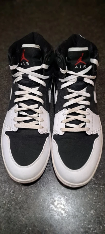 Nike Air Jordan 1 Alto Negro Blanco Rojo 2008 Talla 15 Hombre Envío Rápido Foto 1 de 4