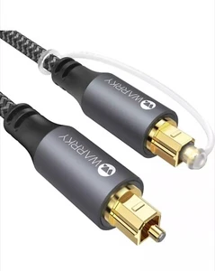 WARRKY Optical Cable for Soundbar to TV, Cable, 5M - Picture 1 of 3