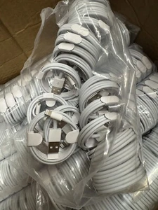 1000 x Cables For iPhone Charging Charger Lead Cable Wholesale JobLot Bulk - Picture 1 of 3