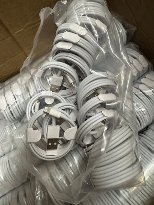 600 x Cables For iPhone Charging Charger Lead Cable Wholesale JobLot Bulk - Image 1 of 3