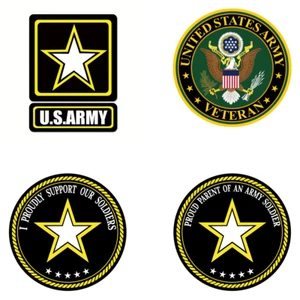 Calcomanías del ejército para automóviles, ventanas y puertas - varios diseños - ¡Envío gratuito!¡! - Imagen 1 de 6
