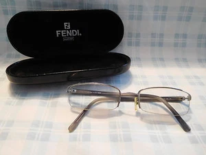 Lunettes de soleil Fendi F638 demi sans bordure monture - Photo 1/12
