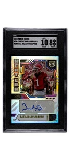 Zachariah Branch RC * Auto 2025 Panini Score Next Era NIL UGA Dogs * NEN-ZAB SGC 8 - Bild 1 von 2