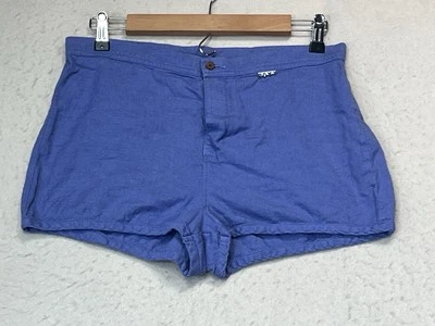 Roxy Blue  Womens Shorts 100% Cotton Size M Button Accent Back Pocket - Image 1 of 4