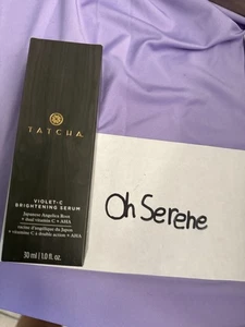 Tatcha Violet-C Brightening Serum, 1.0 fl oz (new) $86 value - Picture 1 of 5