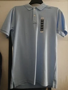 NAVY &  SKY BLUE IZOD SCHOOL UNIFORM SHIRT BOYS, SIZE 14/16 HUSKY,  NEW W/TAGS - Picture 1 of 4