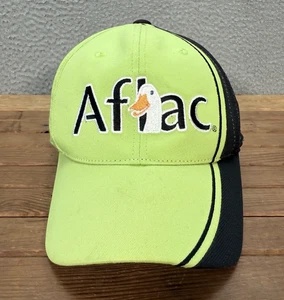 Aflac Hat Adult Green Black Strap Back Cap Carl Edwards #99 Roush Fenway NASCAR - Picture 1 of 10