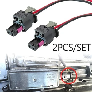 2Pcs 2-Pin Connector Plugs 4F0973702 For Audi VW Seat Skoda Mercedes Fog Light - Picture 1 of 8