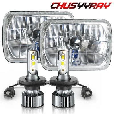 Faro LED 2P 5x7 7x6" alto/bajo para Freightliner FL106 FL112 FL60 International Foto 1 de 4