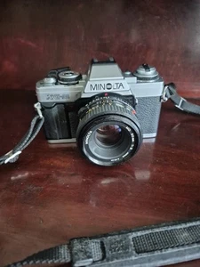 Minolta XG-M SLR film Camera Md F2 50mm Lens Vintage - Picture 1 of 7