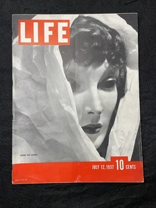 VTG Life Magazine July 12 1937 Grace The Dummy in Cover NEWSTAND COPY - Picture 1 of 17