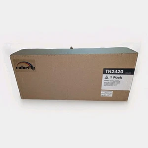 Black Toner fits for Brother TN2420 MFC-L2710DW HL-L2350DW L2310D DCP-L2530DW - Picture 1 of 3