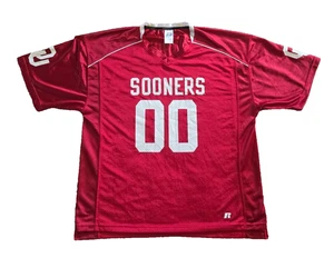OKLAHOMA SOONERS OU Russell XL Jersey Shirt, College Football 00 - Picture 1 of 7