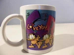 Garfield Coffee Mug I love you Grandpa 1998 School Designs Ceramic Cup Vintage - Picture 1 of 6