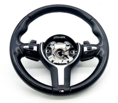 Спортивное рулевое колесо 2014-2017 BMW X4 F26 3 спицы M переключение весла 7847454 - Изображение 1 из 4