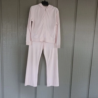 Victoria Secret Velour  Set Size S Full Zip Long Sleeve Hoodie And Pant Women - Image 1 of 4