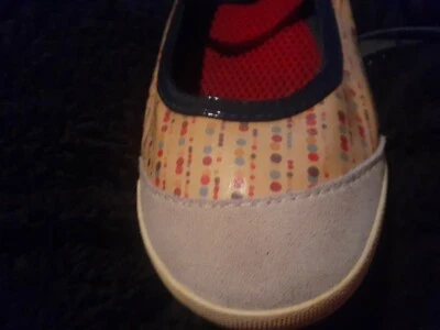 BC Calzado Multicolor Azul Marino Vinilo Lona Azul Marino Cuerda Corbata Ballet Zapatos Planos 10 Foto 1 de 4