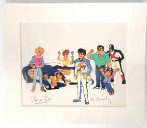 VINTAGE New Adventures of Speed Racer Sericel SIGNED PETER FERNANDEZ Sealed - Picture 1 of 5