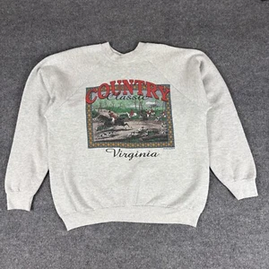 Sudadera Pullover Vintage XL Virginia Tourist Cuello Redondo EE. UU. FOTL - Imagen 1 de 9