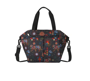 LeSportsac Bright Fortune Small Ever Tote & Convertible Crossbody + Cosmetic Bag - Picture 1 of 6