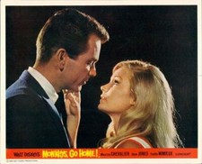 MONKEYS GO HOME YVETTE MIMIEUX DEAN JONES LOBBY CARD