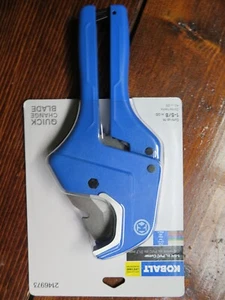 KOBALT Tools 1 1/4" PVC Cortador 2146973 NUEVO #58704 * Hoja de cambio rápido - Imagen 1 de 5