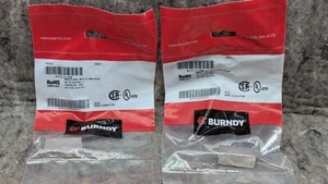 🔥2 NEW🔥 BURNDY Mechanical Connector: 2 Conductors, Aluminum, 3/8 in Stud Size - Picture 1 of 12