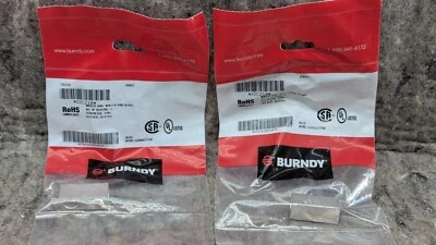 🔥2 NEW🔥 BURNDY Mechanical Connector: 2 Conductors, Aluminum, 3/8 in Stud Size - Image 1 of 4