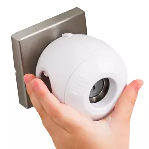 Child Safety Door Knob Cover (4 Pack) Hard-To-Remove Dual-Lock Door Handle Cover - Picture 1 of 12