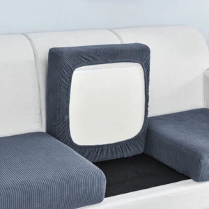 1/2/3 Seater Sofa Seat Cushion Covers Stretch Couch Settee Protector Slipcover - Picture 1 of 15