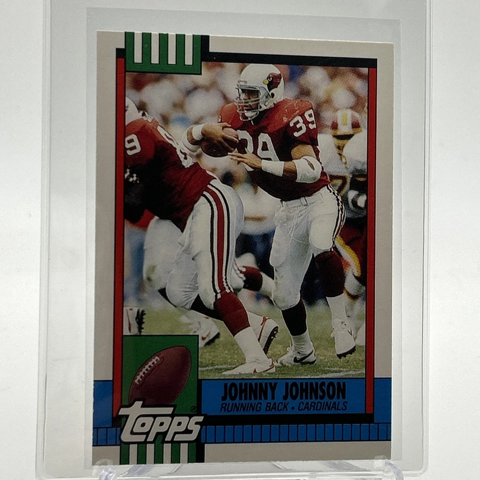 1990 Topps Traded Johnny Johnson Rookie Football Card #104T Mint FREE SHIPPING - Image 1 of 3