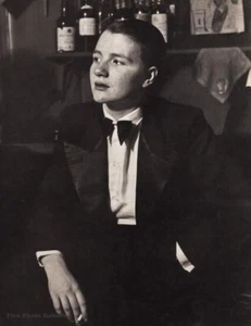 1932/76 Vintage BRASSAI Paris Lesbian Female Crossdress Trans Photo Art On 12X16 - Picture 1 of 1