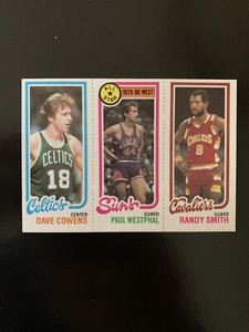 1980-81 Topps Dave Cowens Paul Westphal Randy Smith NM