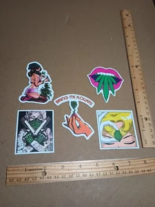 Marihuana Aufkleber Set Sexy Topf Trimmer Cannabis Erwachsene Humor Skateboard Handy  - Bild 1 von 7