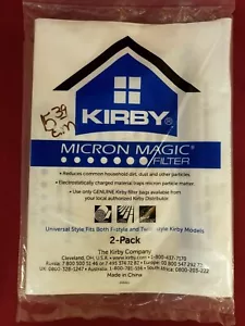 Kirby Micron Magic Universal Filtration Vacuum Bags # 205811 Fits both F & Twist - Picture 1 of 7